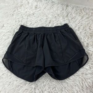Lululemon Hotty Hot Shorts Black 4" Long
